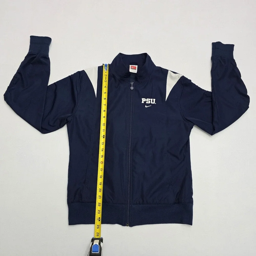 Nike Team PSU Penn State Nittany Lions Track Jacket Navy Blue Youth Large 12-14